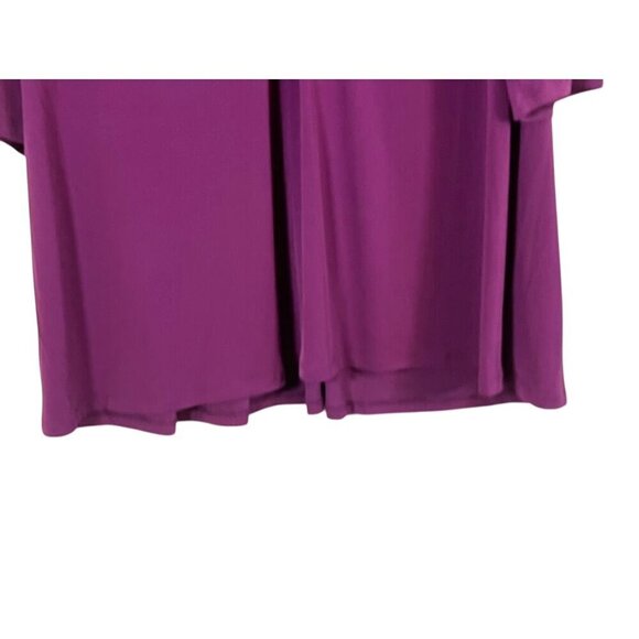 Torrid Floral Babydoll Top 2X Purple Lace Feminine Workwear Boho Western Chic - Picture 6 of 15